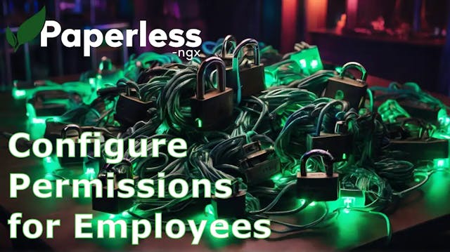 Thumbnail: Paperless workflow with employees: configure permissions